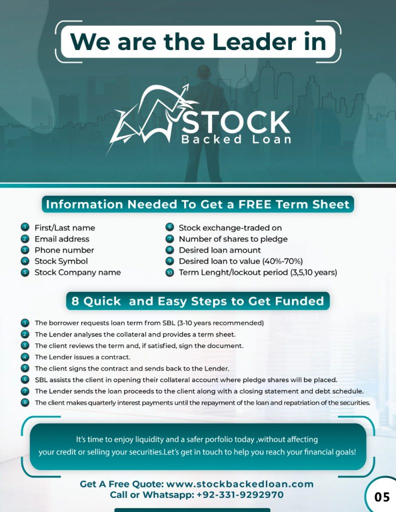 Stock Backed Loan Lending Guide